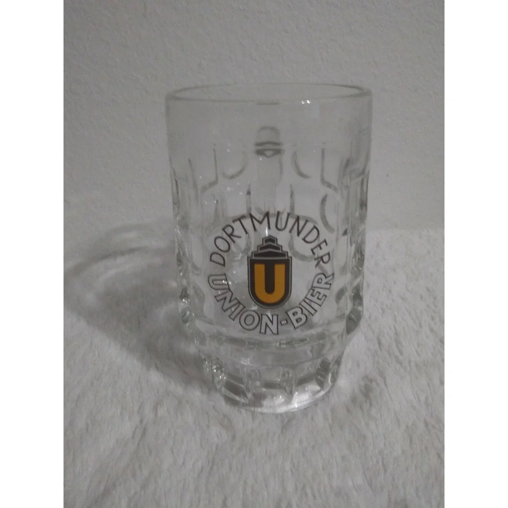Dortmunder Union Bier‎ Dimple Beer Glass Mug Excellent Condition 0.4 L